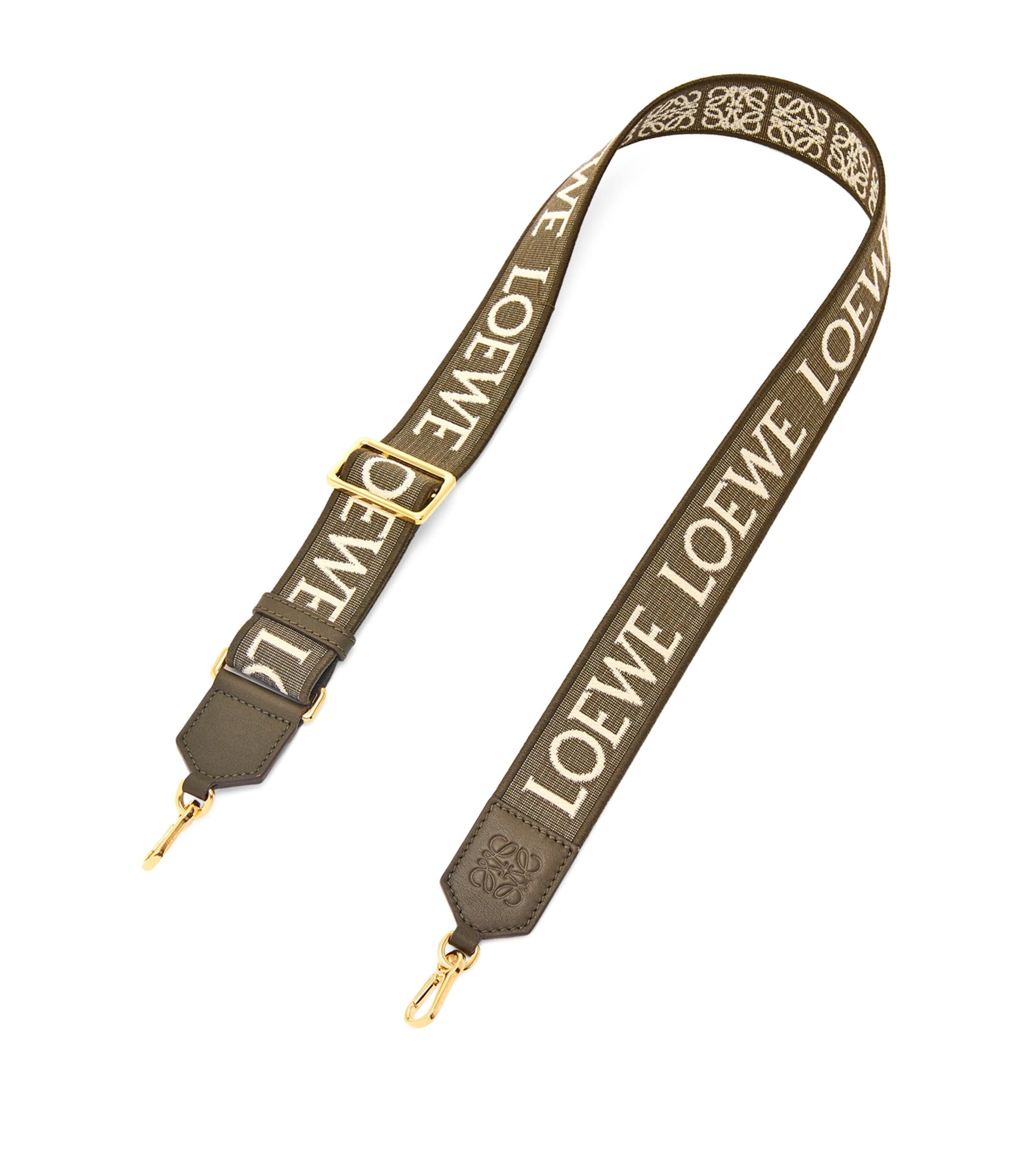 Green Jacquard Anagram Strap