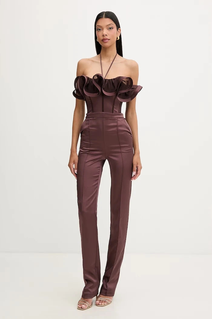 Elisabetta Franchi Fırfırlı Kadın Tulum