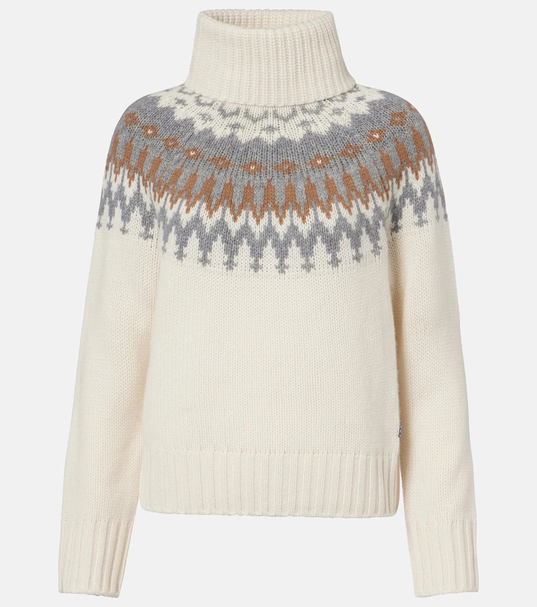 Bogner - Ingrid jacquard cashmere turtleneck sweater