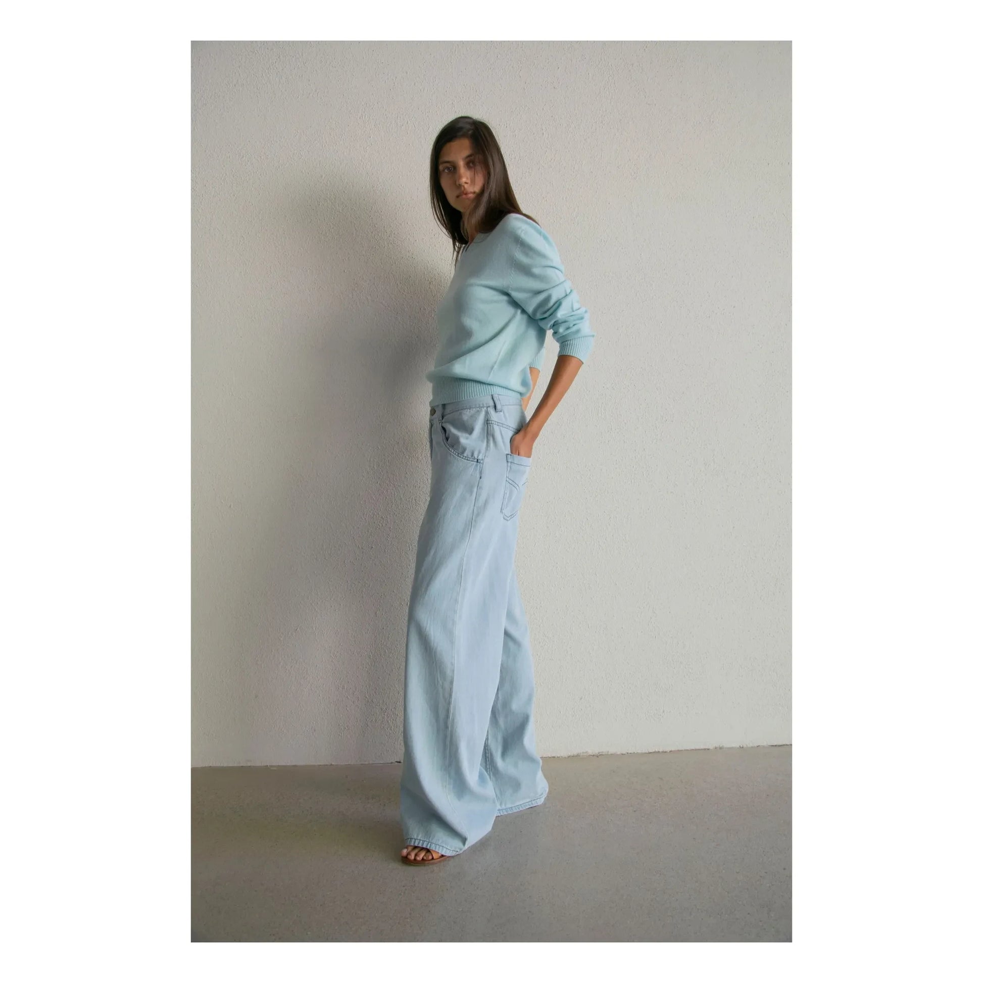 THEAVANT - Zeynep Baggy Pants | Blue