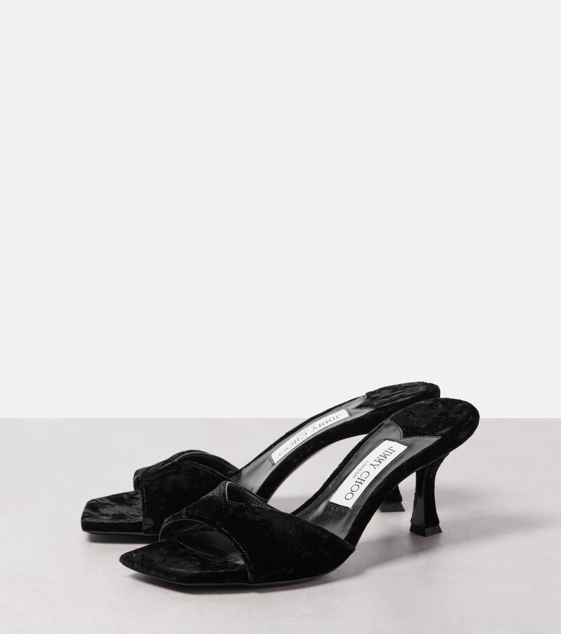Jimmy Choo - Skye 70 velvet mules