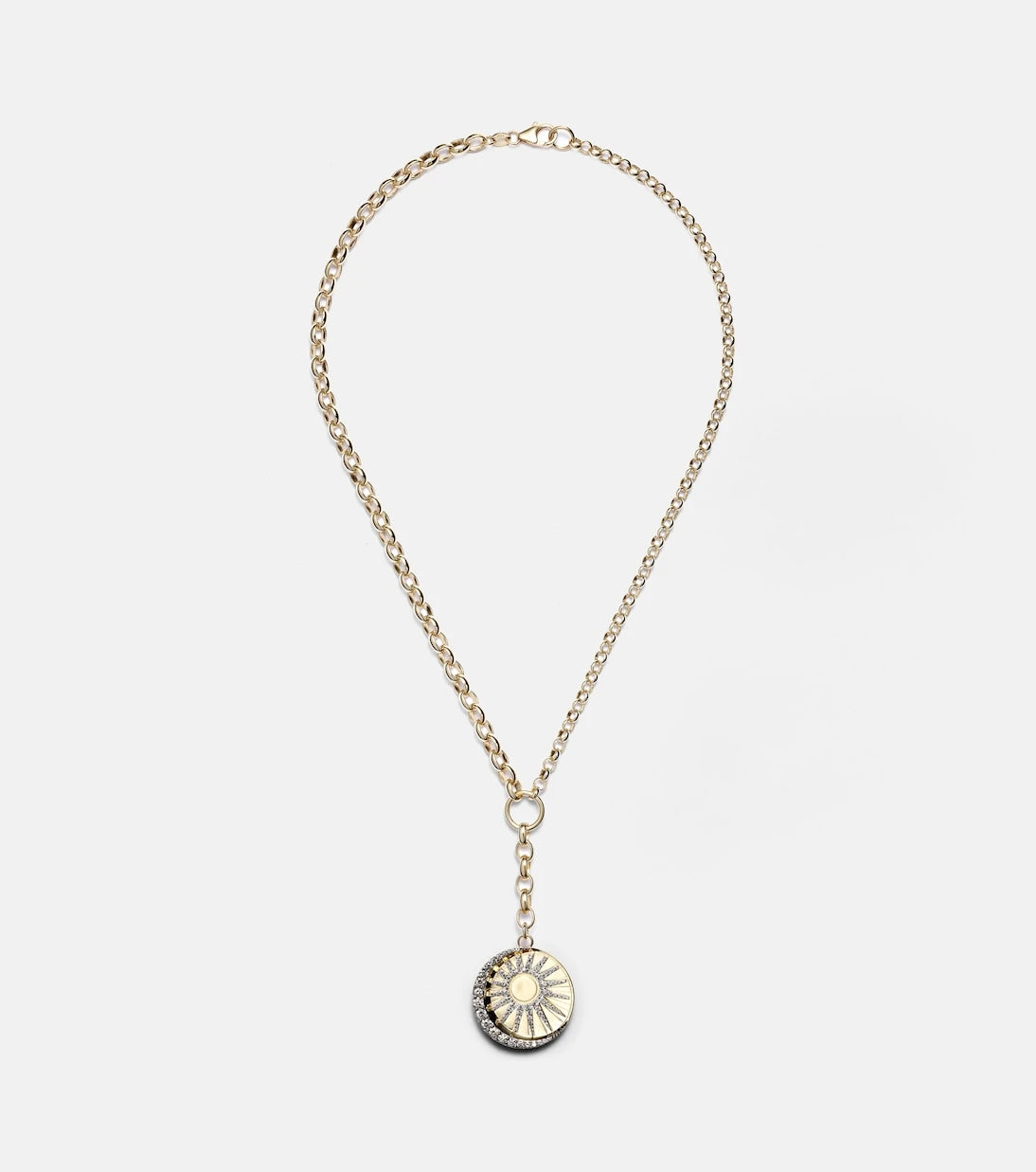 FoundRae - Balance 18kt gold chain necklace with diamonds