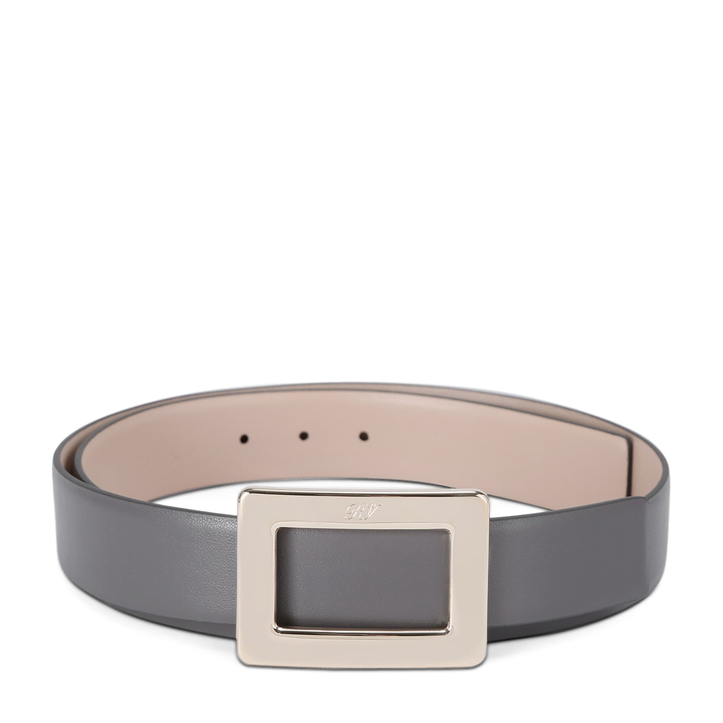Roger Vivier Multi Leather Reversible Belle Vivier Belt