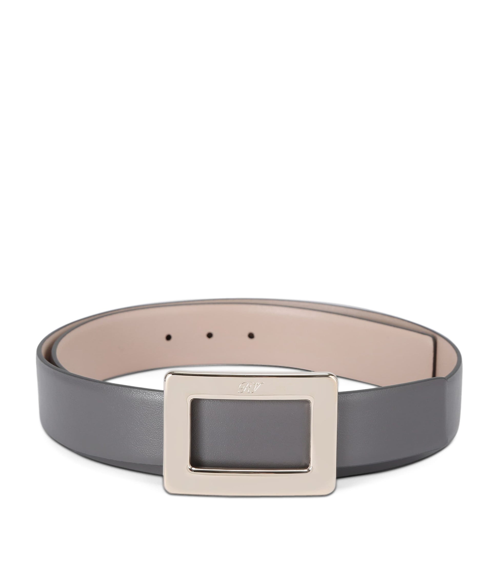 Roger Vivier Multi Leather Reversible Belle Vivier Belt
