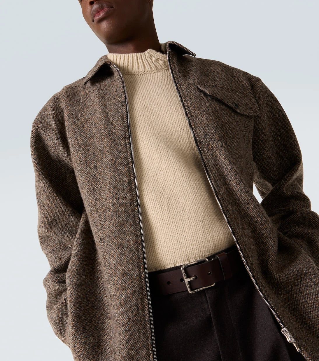 Dries Van Noten - Wool and cotton-blend tweed overshirt