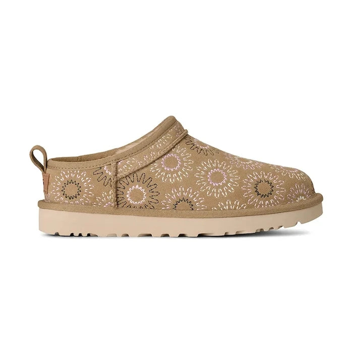 Велурени чехли UGG W Classic Micro Sun Stitch