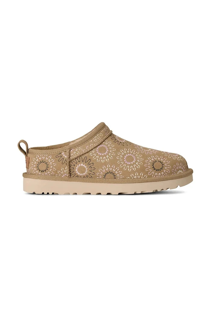 UGG W Classic Micro Sun Stitch Süet Terlik