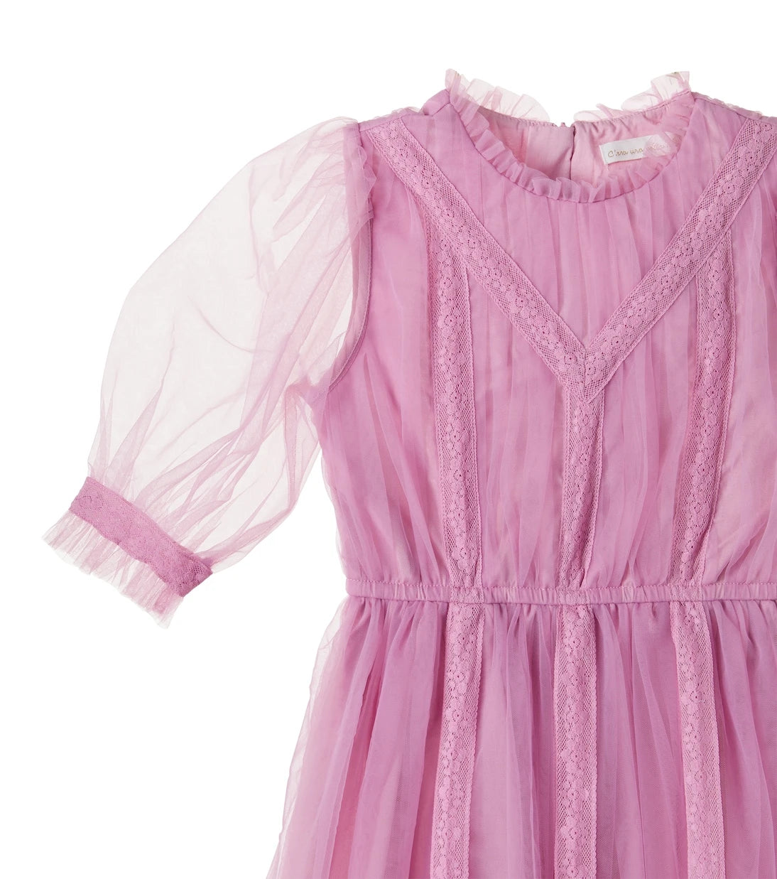 C'era Una Volta - Donna lace-trimmed tulle dress