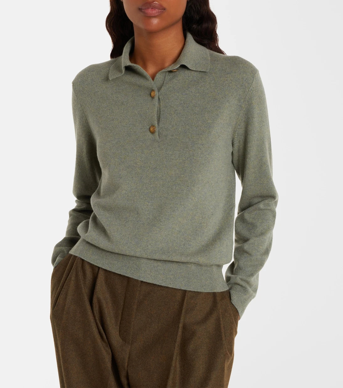 Loro Piana - Classic cashmere polo sweater