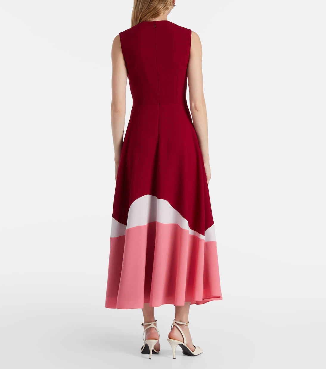Roksanda - Gradient crêpe cocktail dress