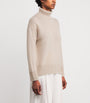 Eleventy Beige Cashmere Rollneck Sweater