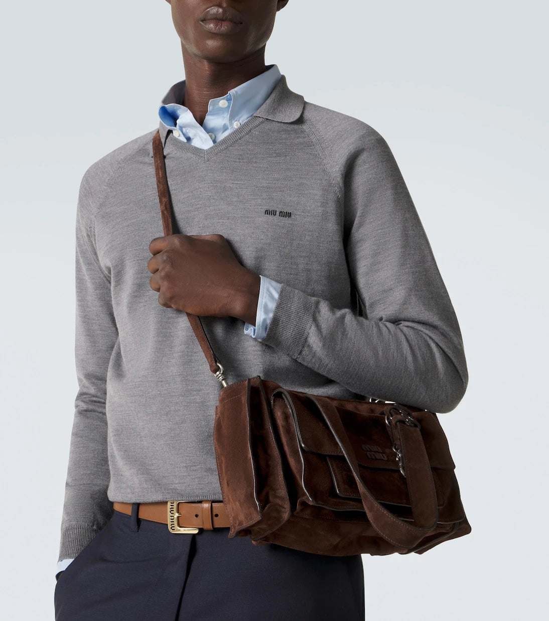 Miu Miu - Virgin wool polo sweater