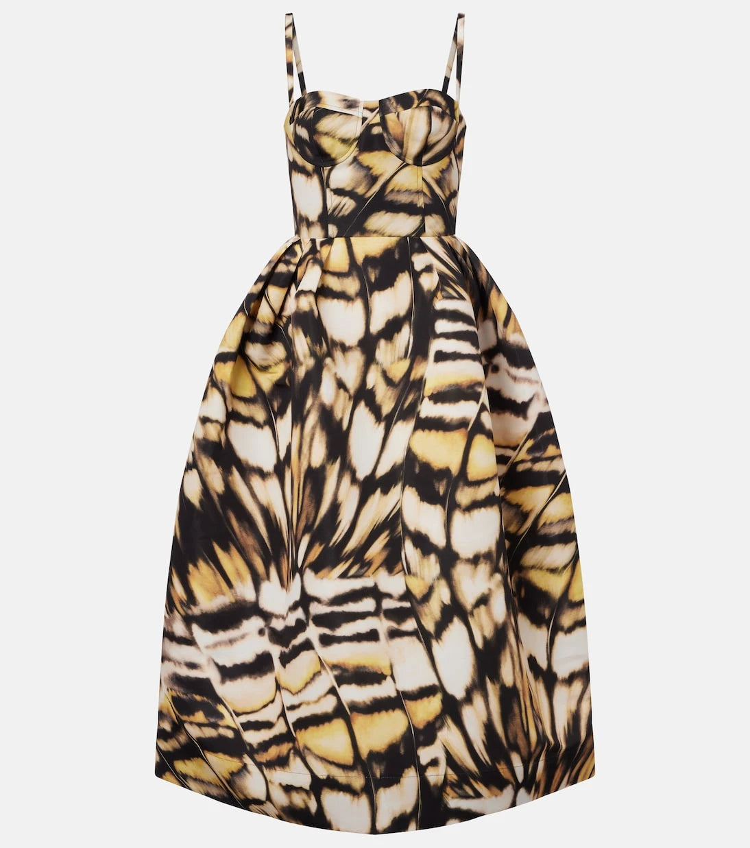 Oscar de la Renta - Printed faille cocktail dress
