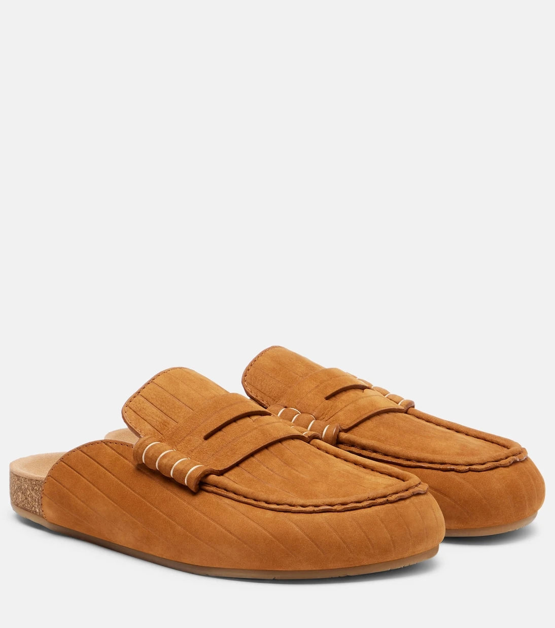 JW Anderson - Stitch suede mules