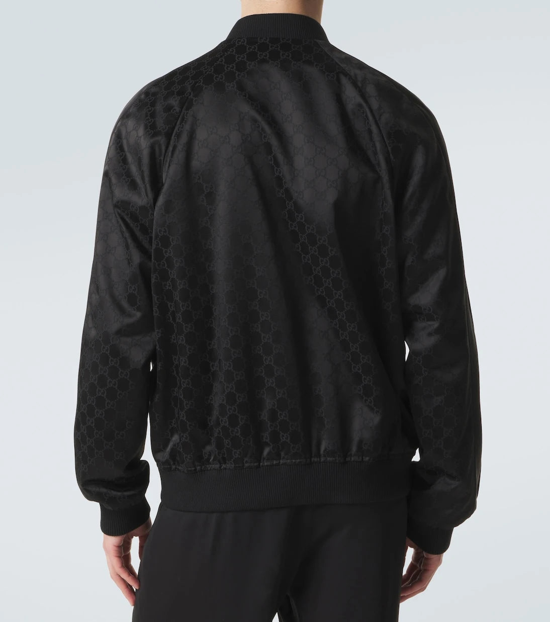 Gucci - GG cotton-blend satin jacket