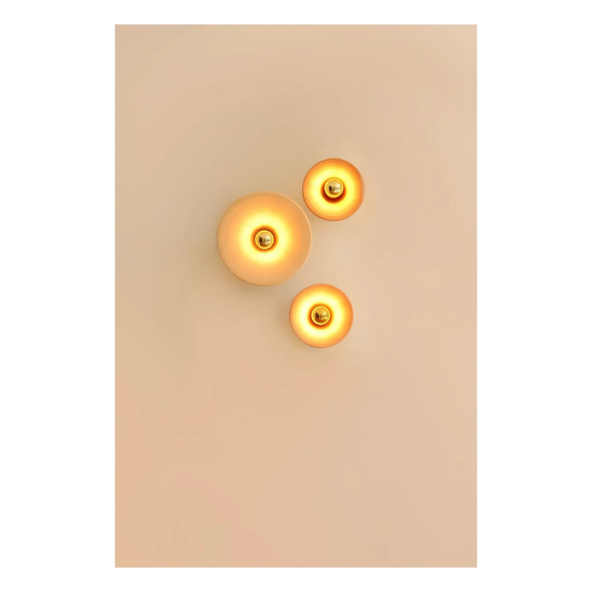 Masamé - Gigaro raw ceramic wall lamp | Terracotta