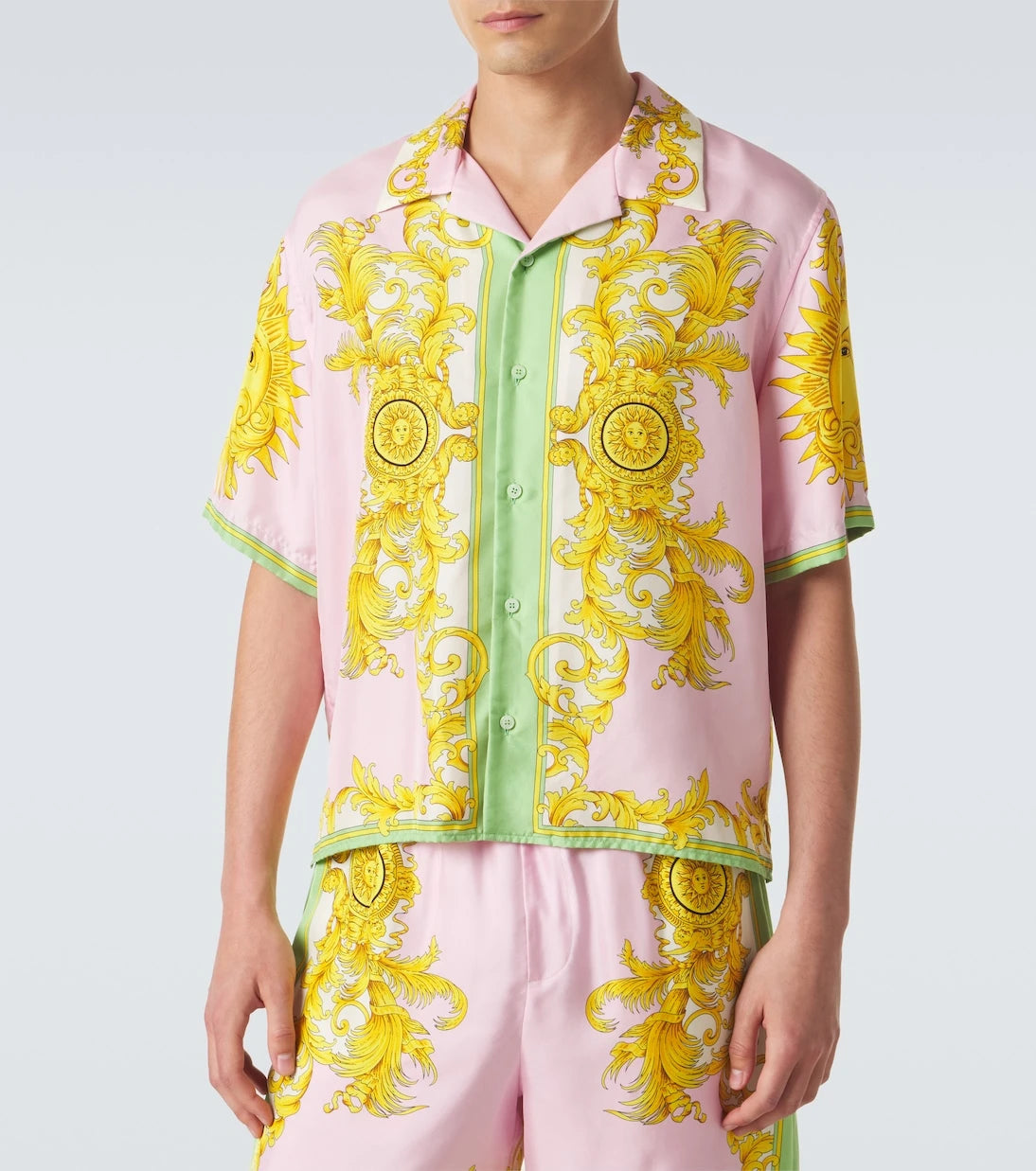Versace - Printed silk shirt