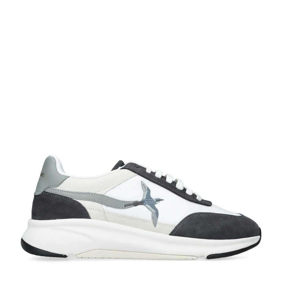 White Suede Genesis Neo Bird Runner Sneakers