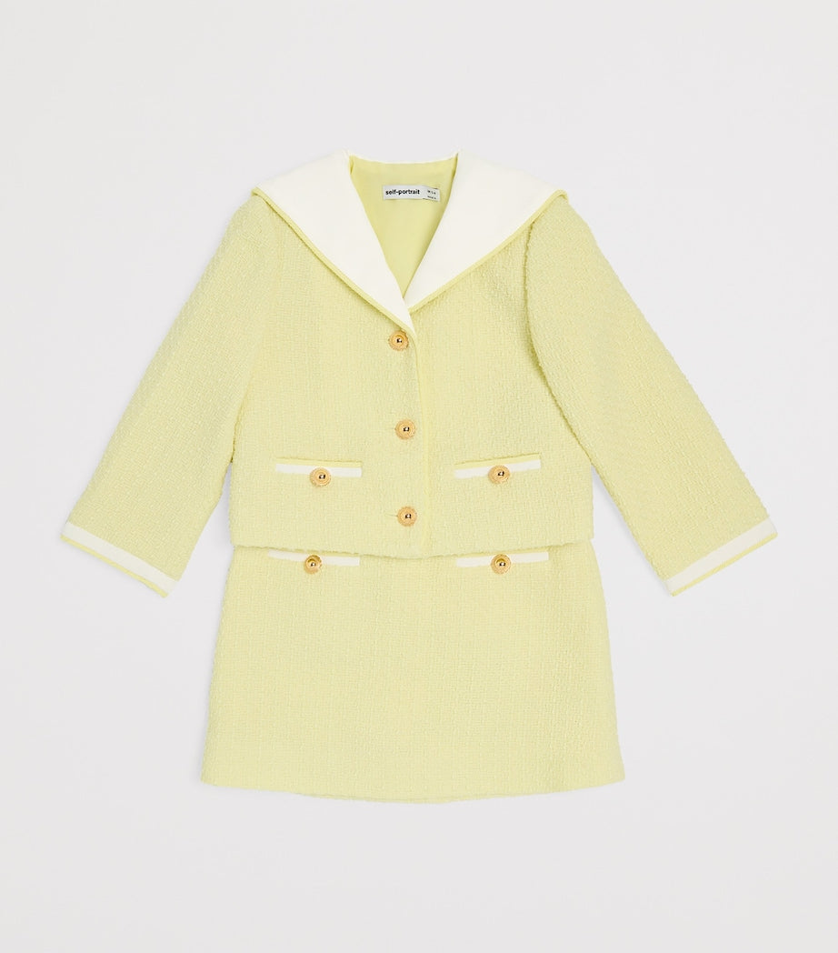 Self-Portrait Kids Bouclé Mini Skirt (3-12 Years)