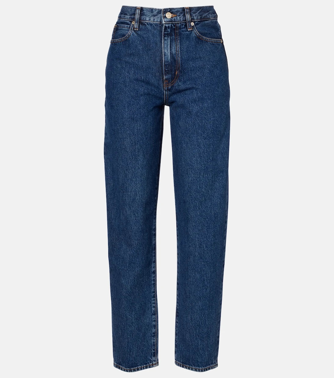 Frame - Neat high-rise straight jeans