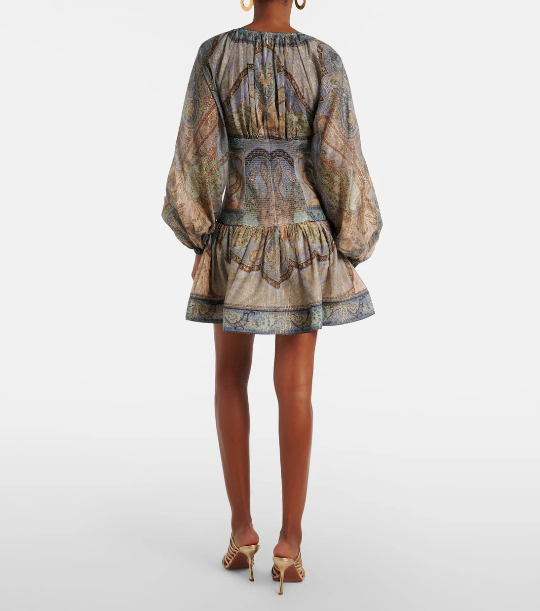 Zimmermann - Wanderlust cotton and silk-blend minidress