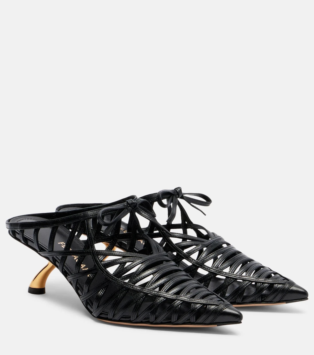 Ferragamo - Cirry leather mules