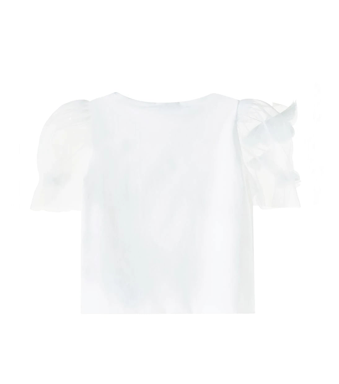 Monnalisa - Appliqué cotton-blend T-shirt