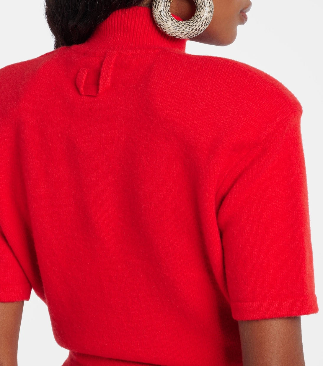 Jacquemus - Knitted wool and cashmere minidress