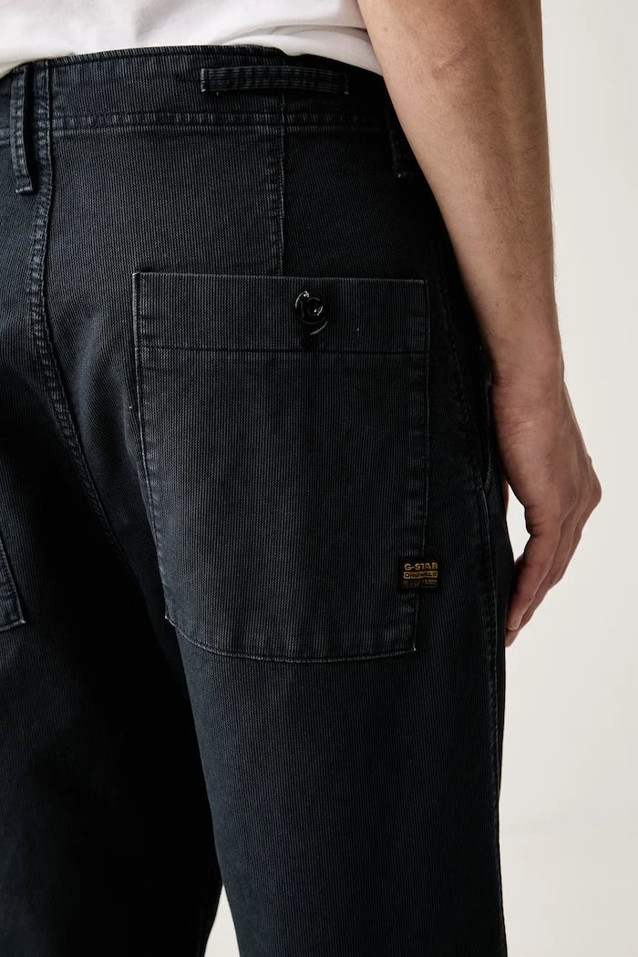 G-Star erkek pamuk pantolon Pleated Chino Relaxed Tapered