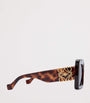 LOEWE Brown Bevelled Square Sunglasses