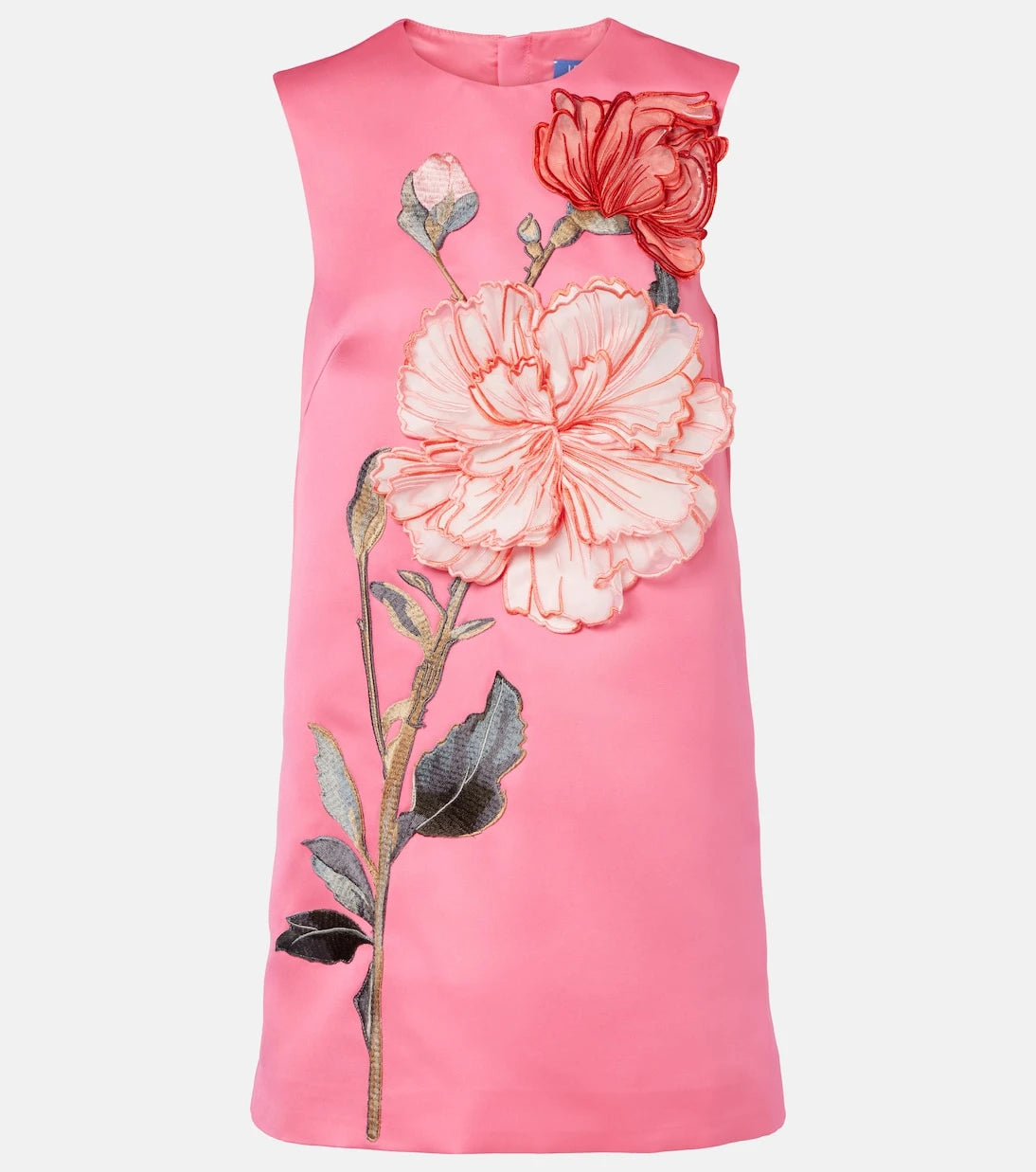 Leo Lin - Yvonne embroidered minidress