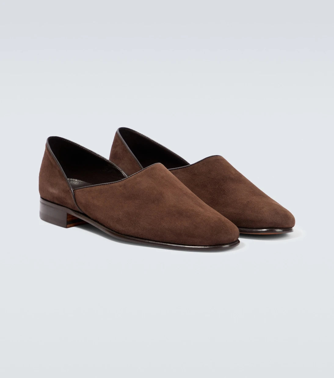 Bode - House Shoe suede loafers