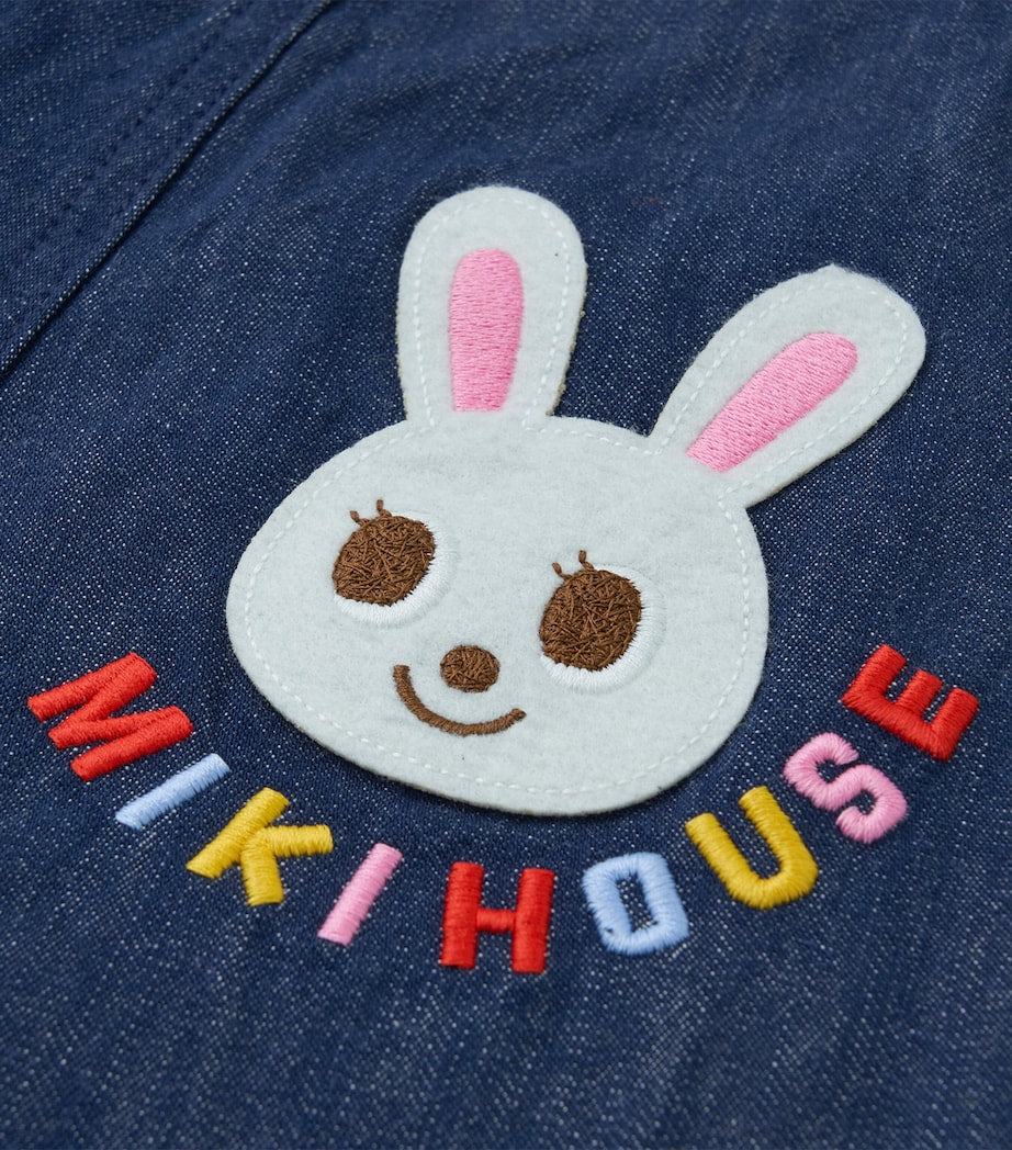 Embroidered Bunny Dungarees (6-36 Months)