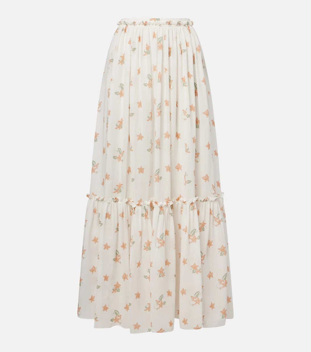 Chloé - Floral silk maxi skirt