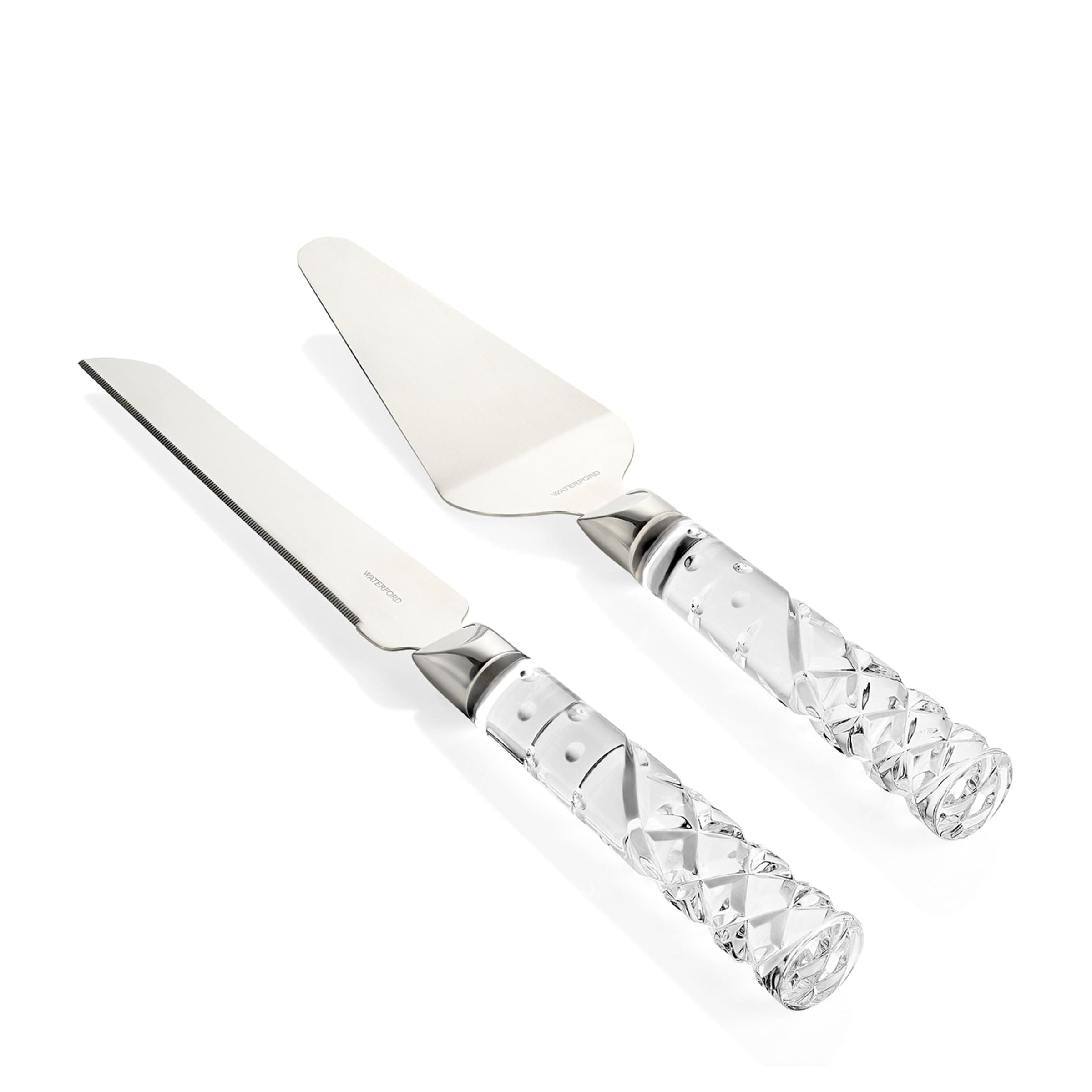 Crystal Celebrations Cake Knife and Server