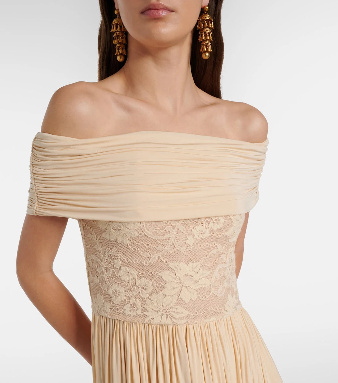 Zimmermann - Rebellion off-shoulder jersey maxi dress