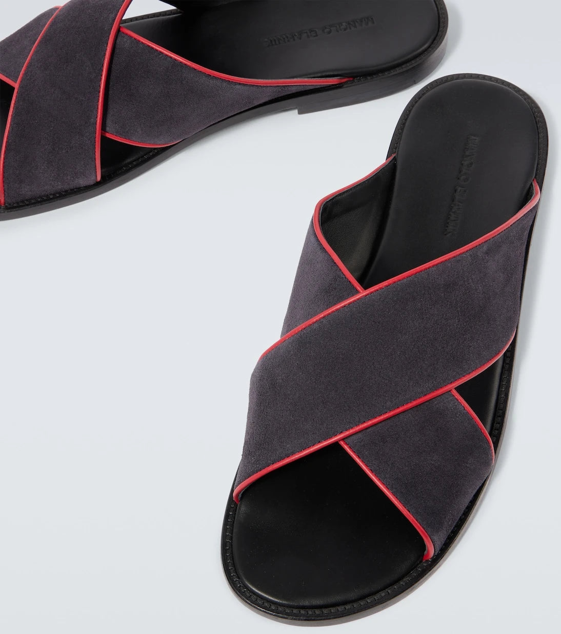 Manolo Blahnik - Otawi suede sandals