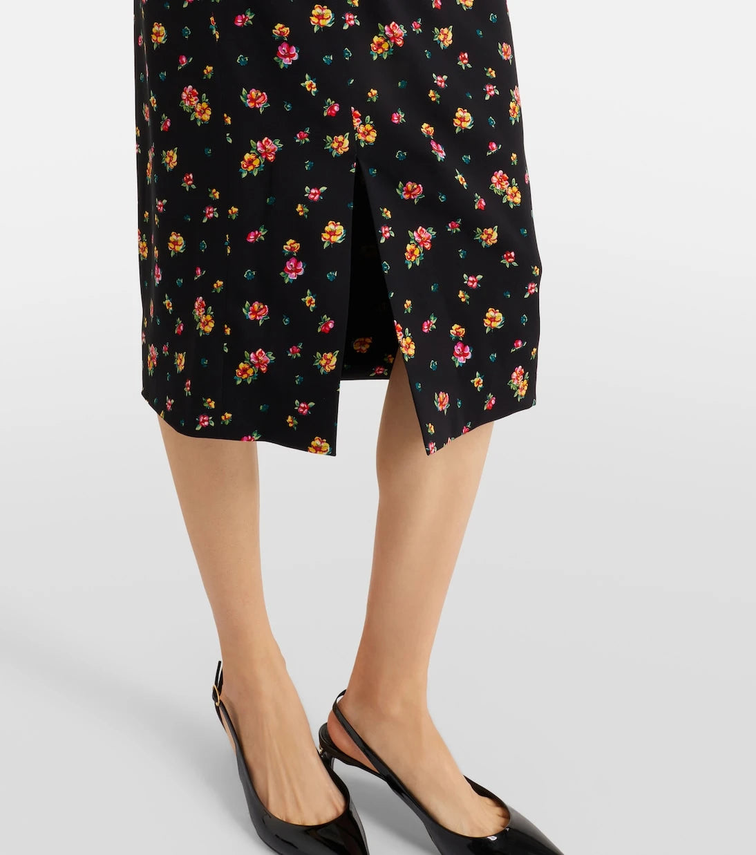 Dolce&Gabbana - Floral silk-blend midi dress