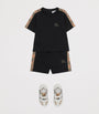 Burberry Kids Cotton Check-Trim Shorts (6-24 Months)