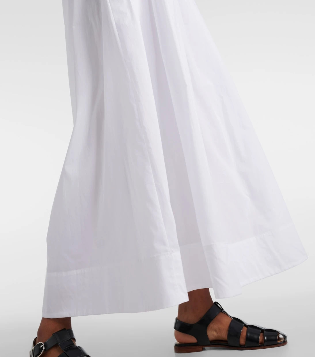 Asceno - Heather cotton batiste maxi dress