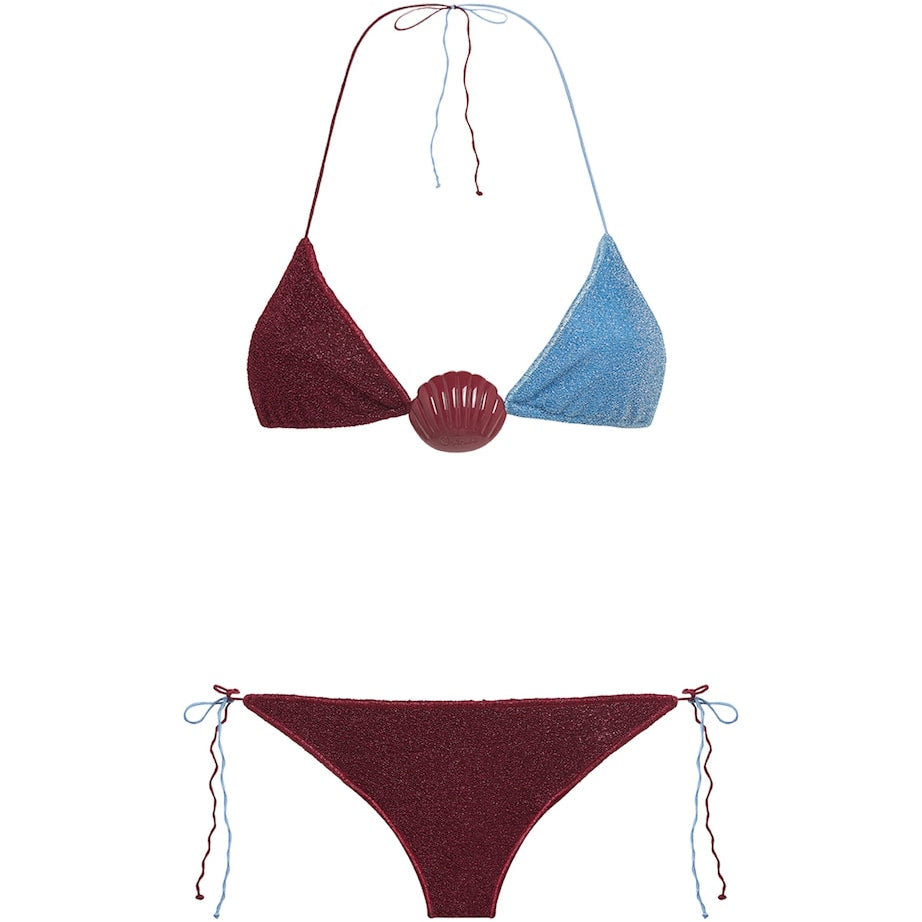 Oséree Multi Two-Tone Lumière Shell Bikini