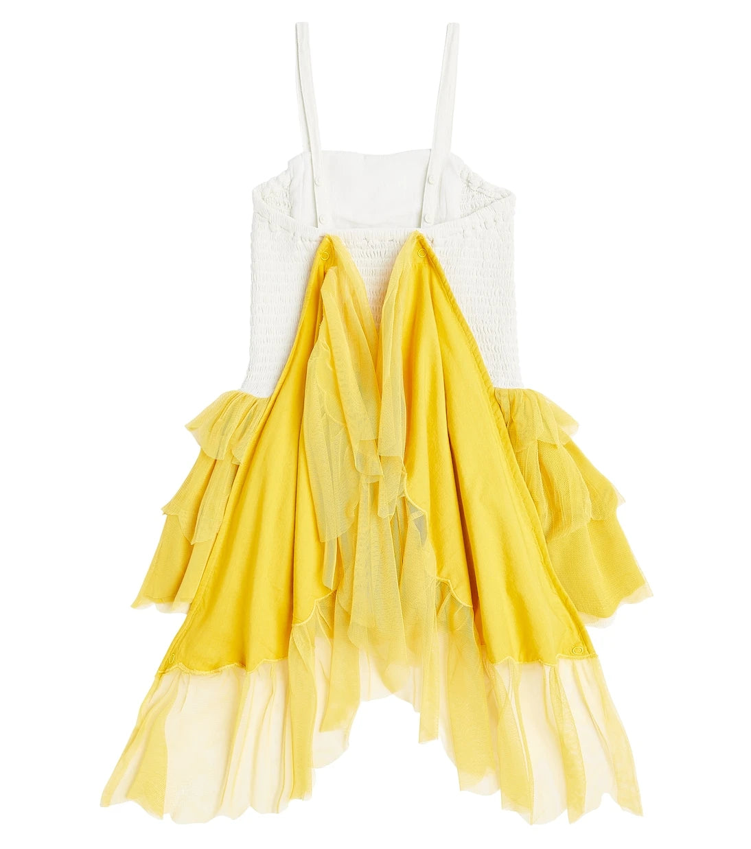 Stella McCartney Kids - Embroidered ruffled tulle dress