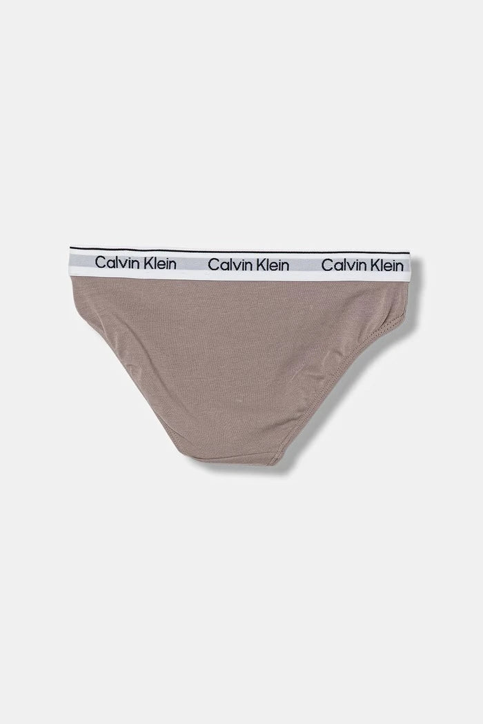 Calvin Klein Underwear çocuk bikini külot pamuk elastan 2'li