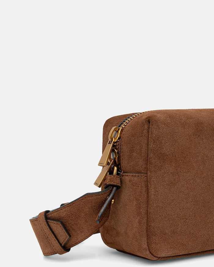 Велурена чанта Pinko Horizontal