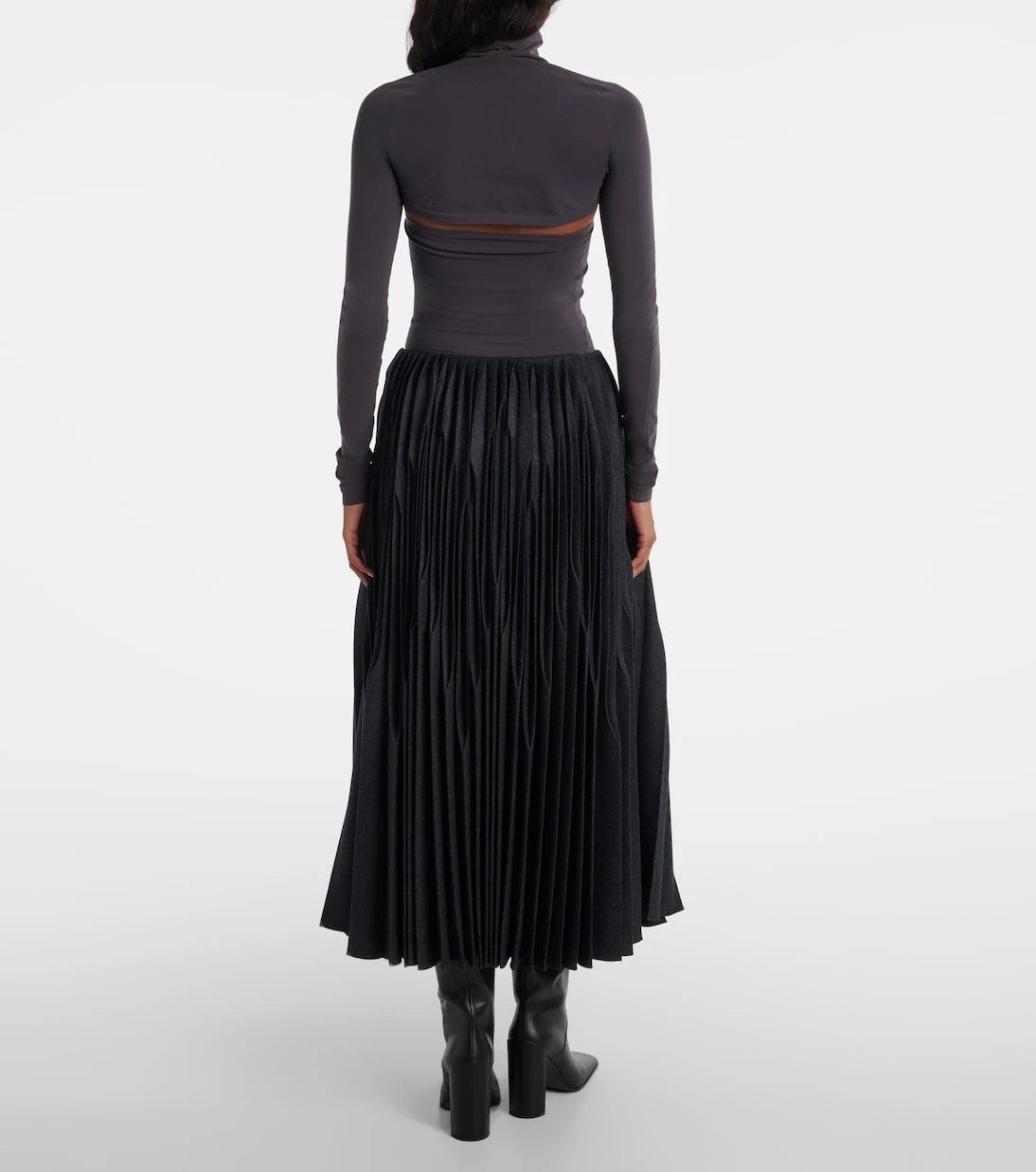 Alaïa - Second-Skin cropped cutout top