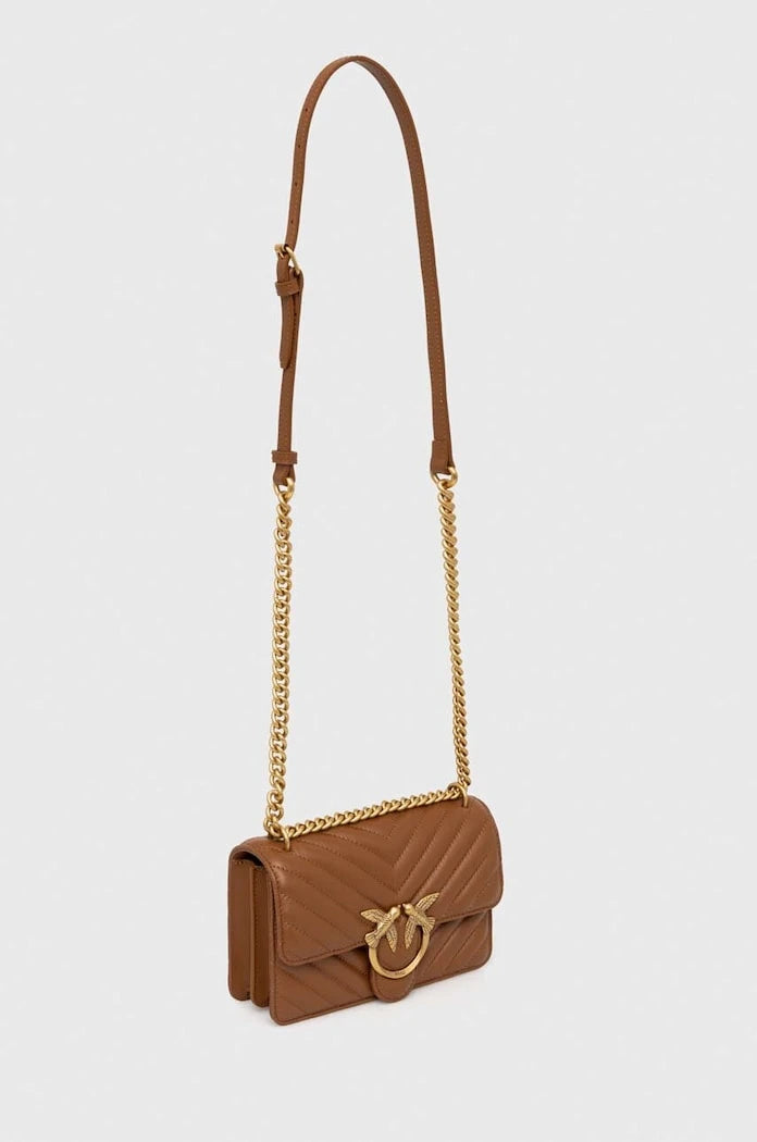 Pinko kadın deri crossbody çanta
