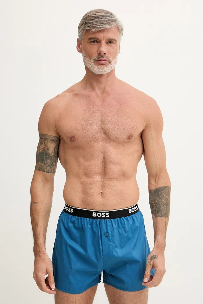 BOSS боксерки мъжки от памук 2P Boxer Shorts EW 2 броя