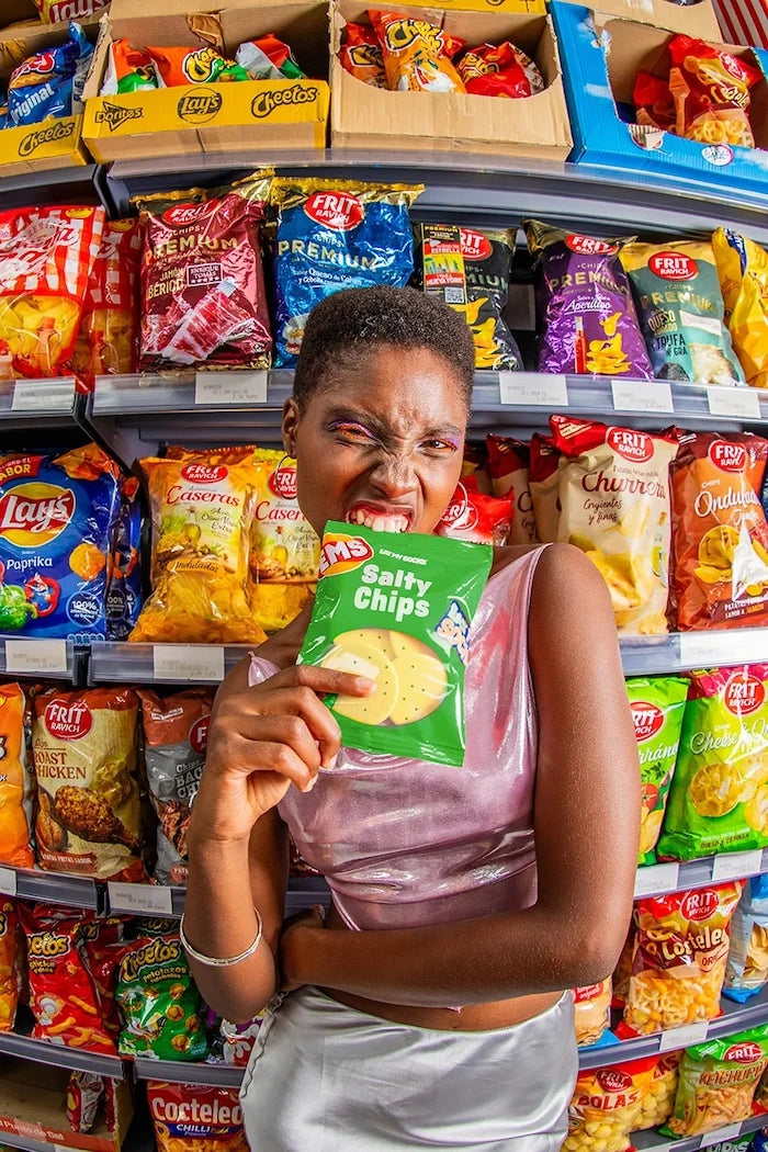 Чорапи Eat My Socks Salty Chips Green