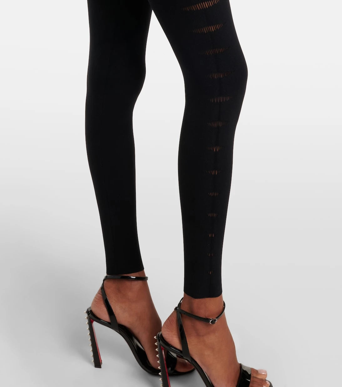 Wolford - Slash cutout strapless jersey catsuit