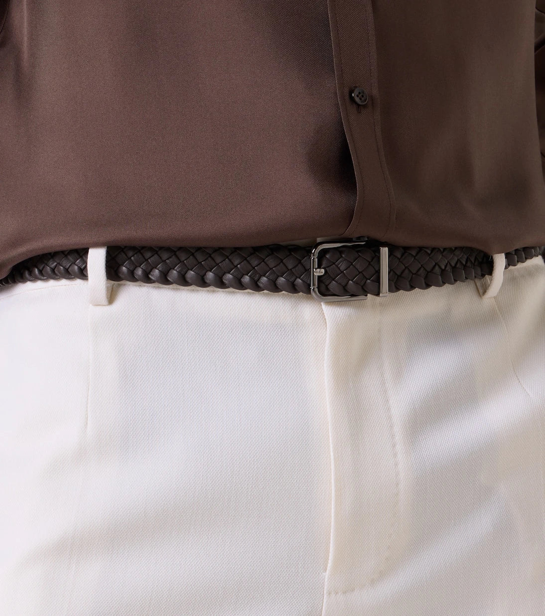 Dolce&Gabbana - Braided leather belt